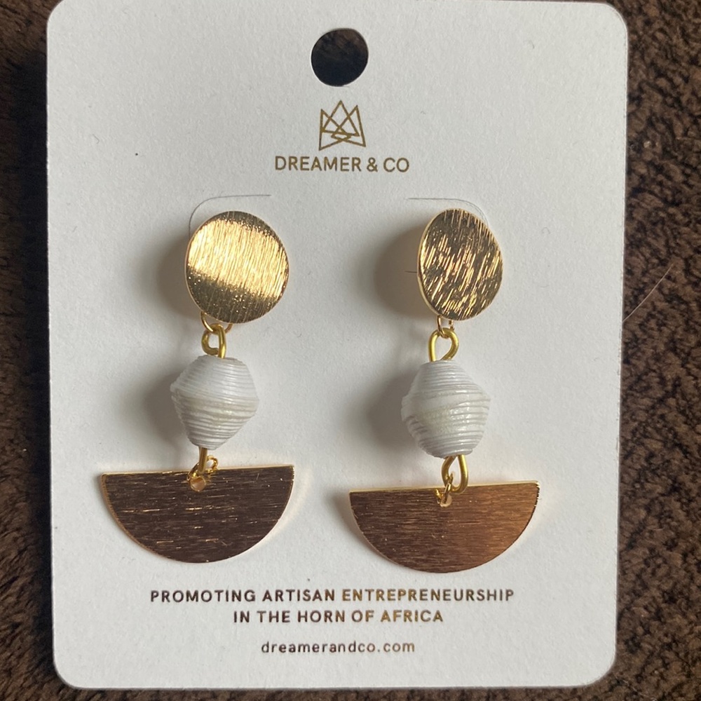 Beautifully handmade artesian African earrings